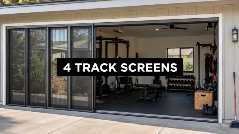 4 Track Sliding Garage Screen Doors: A Buyer’s Guide