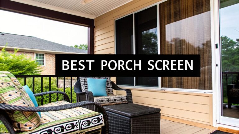 Best screening for porch: How to choose the right one