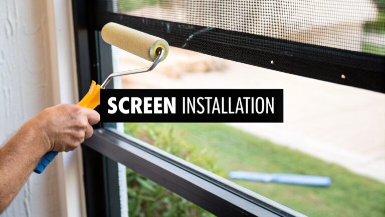 A Practical Guide to Bug Screen Installation