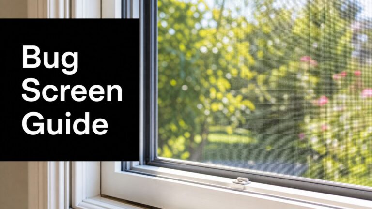 Bug Screens: A Guide to Repair, Replacement, and Care