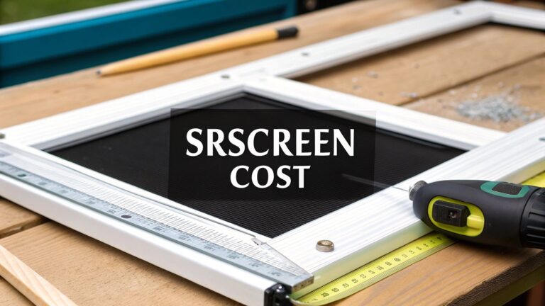 The Real Cost to Rescreen a Window in 2024