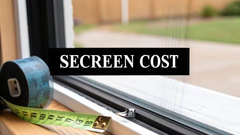 Cost to Rescreen Windows: Your Complete Guide & Tips