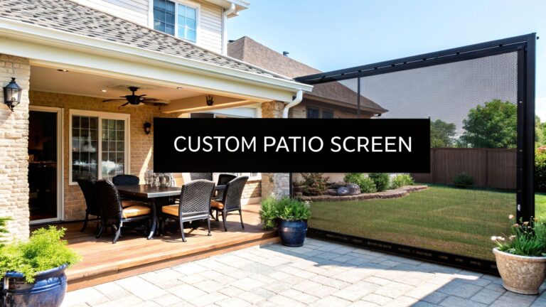 Your Guide to the Perfect Custom Patio Screen