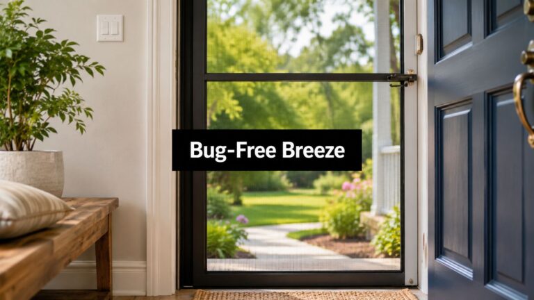 Door Bug Screens: Keep Bugs and Sun Out of Your Home