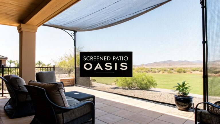 Enclosing a Patio With Screen Your Arizona Guide