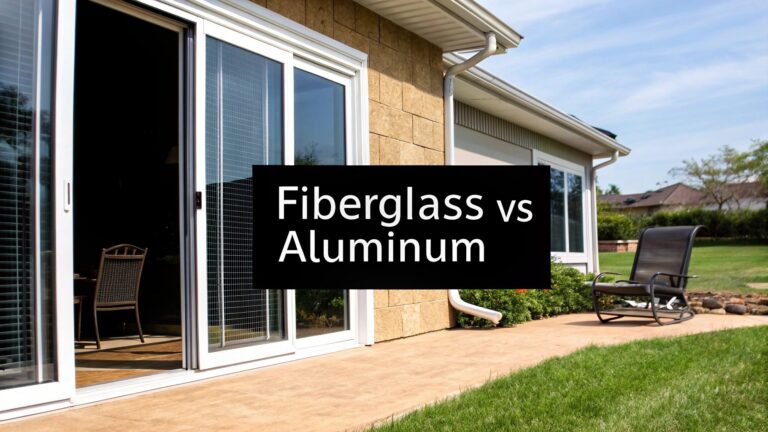 Fiberglass or Aluminum Screen: Which Is Best for Your Home?