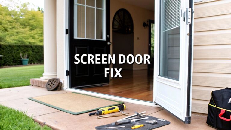 Your Ultimate Guide to Fix a Screen Door Flawlessly
