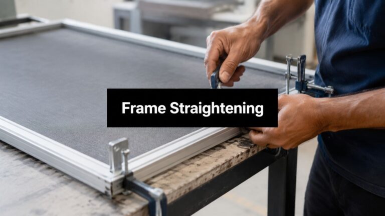 Frame Straightening Service for Windows & Screens Explained