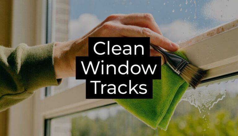 How to Clean Window Tracks