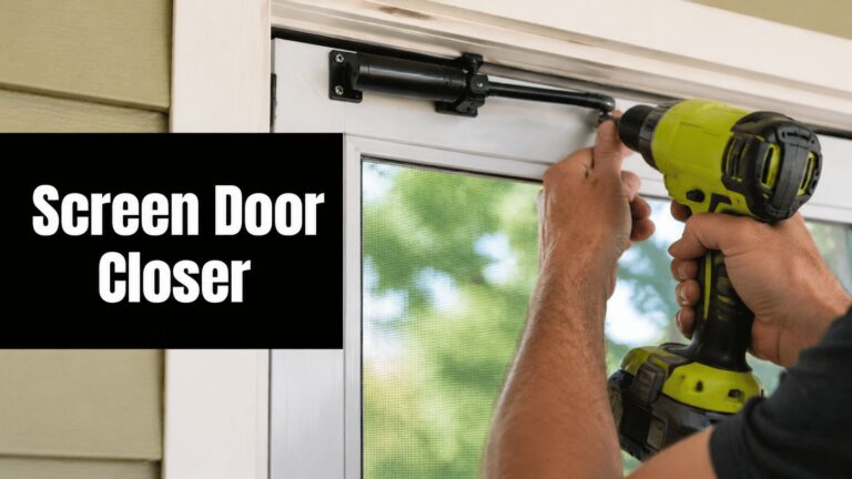 How to Install Screen Door Closer