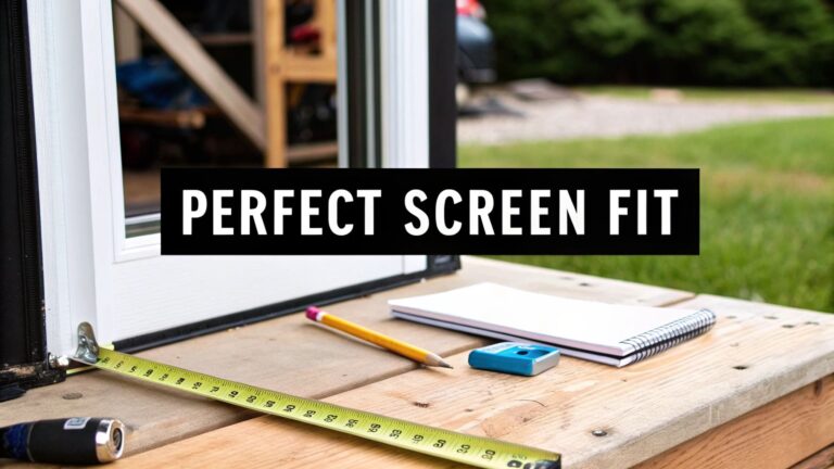 How to Measure for Screen Door: The Perfect Fit Guide