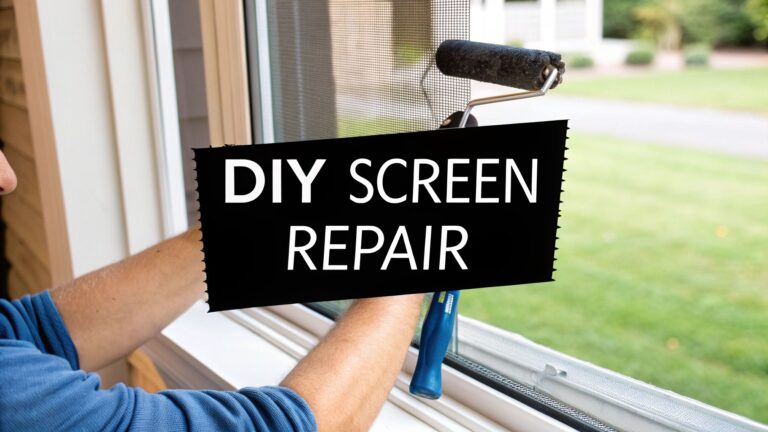 How to Repair Window Screen: Easy DIY Fixes