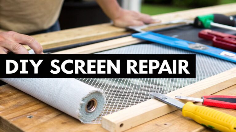 How to Repair Window Screens A Practical DIY Guide