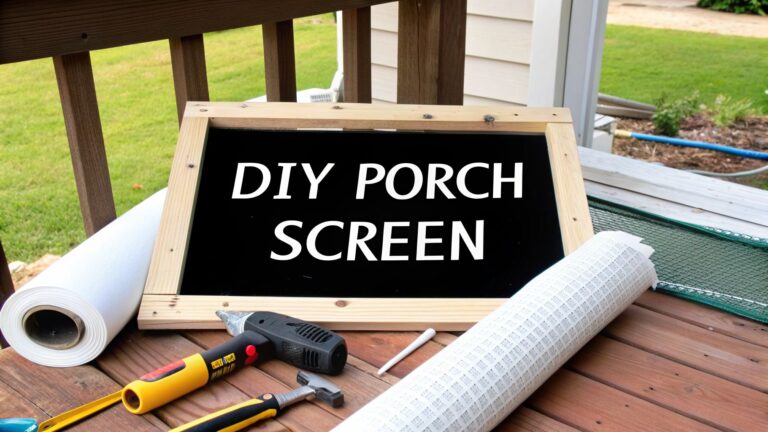 How to Replace Screen on Porch: Easy DIY Guide