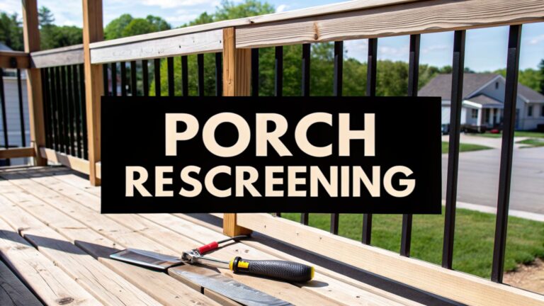How to Rescreen a Screen Porch A Practical DIY Guide