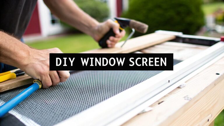 Install Window Screen Like a Pro A Complete DIY Guide