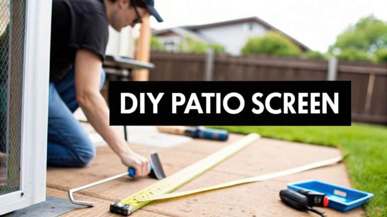 A DIY Guide to Installing Patio Screen Like a Pro