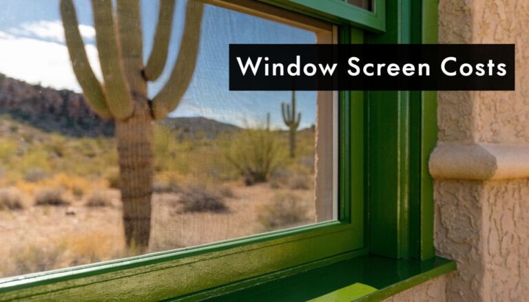 New Window Screens Cost: 2026 Arizona Guide