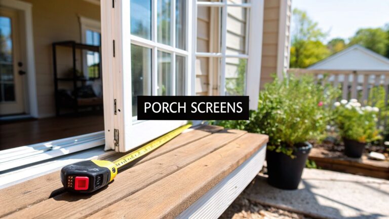 Your Guide to Choosing and Installing Porch Window Screens