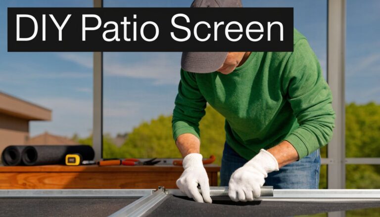 Your Easy DIY Guide to replace screen patio