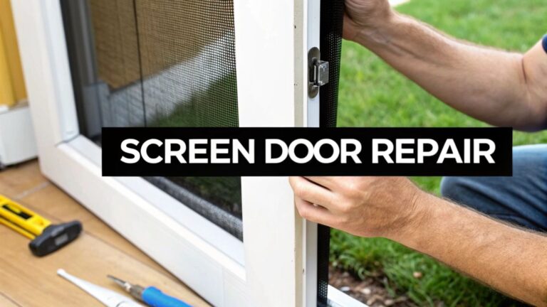 A Homeowner’s Guide to Replace Sliding Door Screen in Phoenix