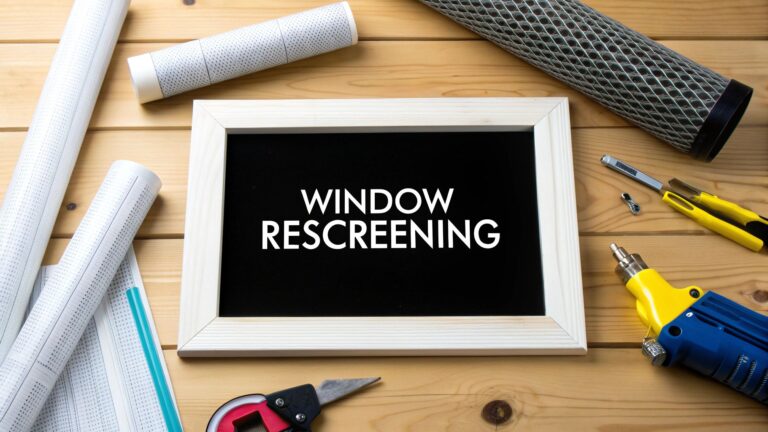 Rescreening a Window Screen: Easy DIY Guide for Perfect Results