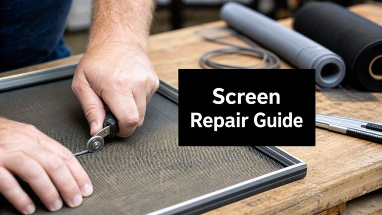 Residential Screen Repair: A DIY and Pro Guide for 2026