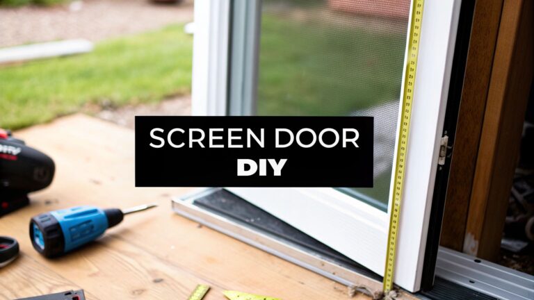 A Guide to Screen Door Installation