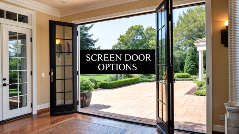 Discover screen door options for french doors: Practical guide & picks
