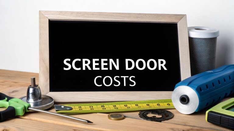 Screen Door Repair Cost A Homeowner’s Guide