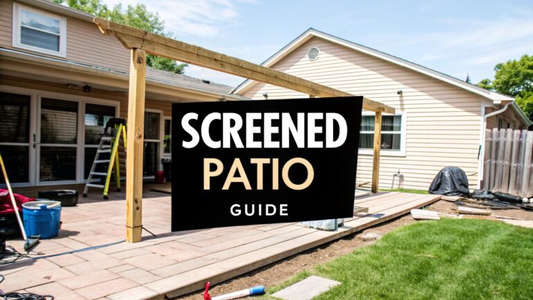 DIY Guide to Screen In a Patio