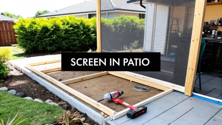 Screen In Patio DIY A Complete How To Guide
