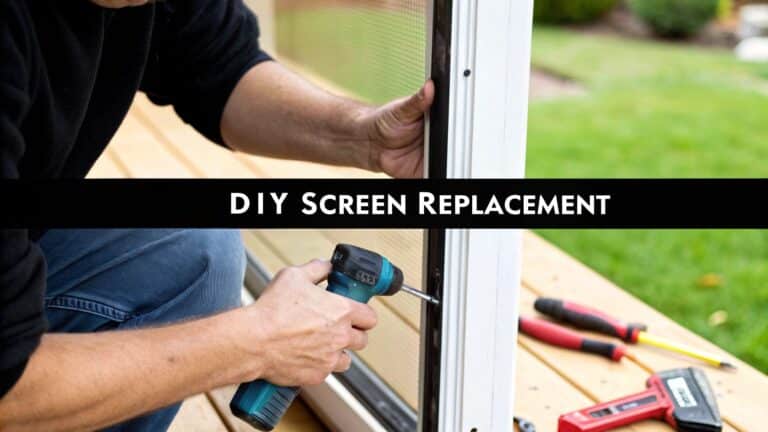 Easy Screen Replacement for Patio Door – DIY Guide
