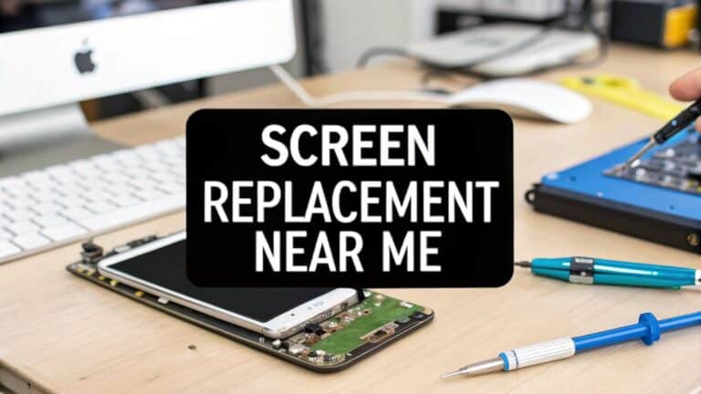 Find a Screen Replacement Near Me The Right Way