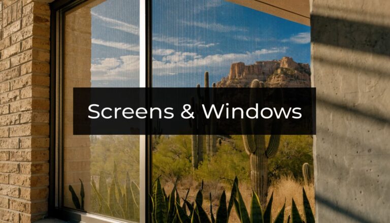 Screens and Windows: A Phoenix Homeowner’s Guide