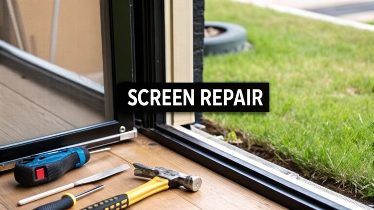 Sliding Door Screen Repair Made Easy