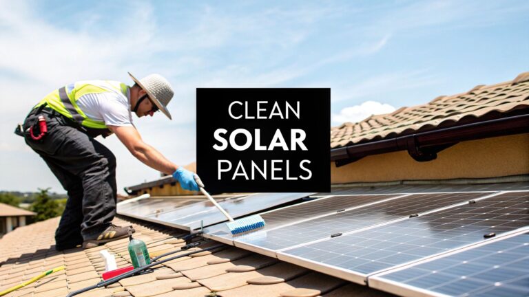 Solar PV Panel Cleaning A How To Guide