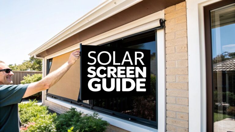 Solar Screen for Windows A Homeowner’s Guide