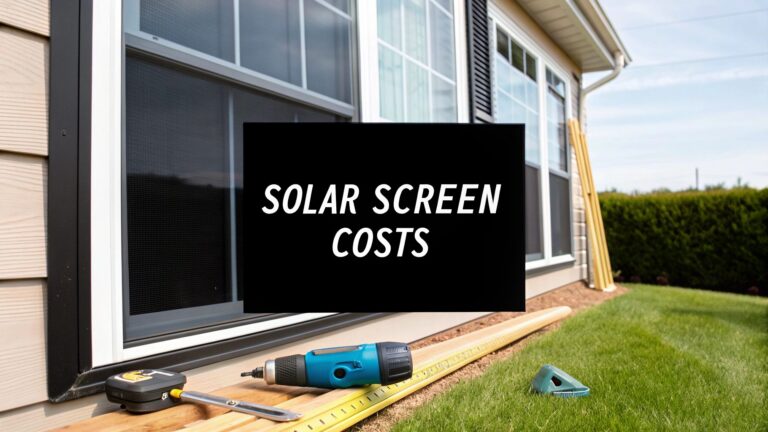 Solar Screen Installation Cost Your Complete Pricing Guide