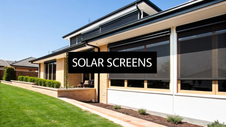 A Homeowner’s Guide to Solar Screen Windows