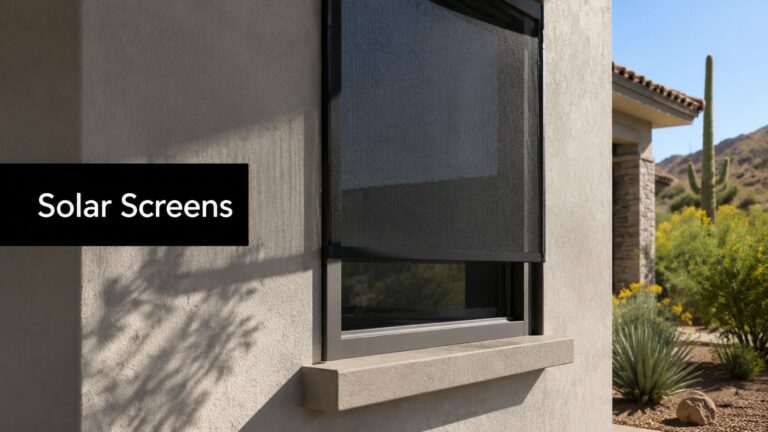 Solar Screens Windows: A Phoenix Homeowner’s Guide 2026