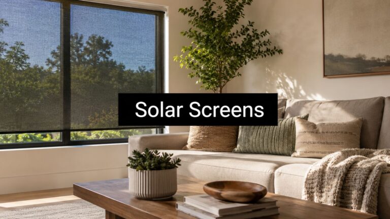 Solar Screens: Your 2026 Homeowner’s Cooling Guide