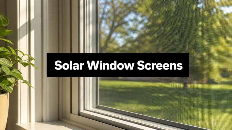 Solar Windows Screens: Solar Window Screens