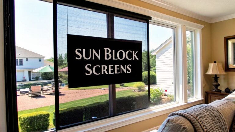 Sun Block Window Screens: Enhance Comfort & Save Energy