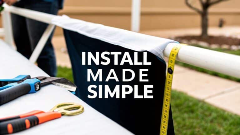 Sun Screen Fabric Installation Made Simple