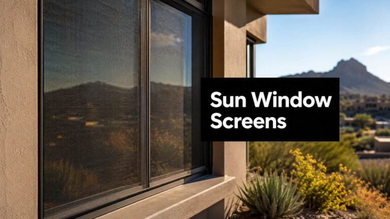 Sun Window Screens: A Complete Guide for Phoenix Homes