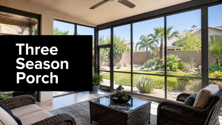 Three Season Porch Guide for Phoenix Homeowners