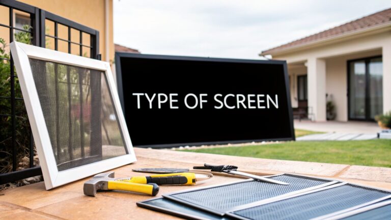 Type of Screen: Find the Best Fit for Your Phoenix Home