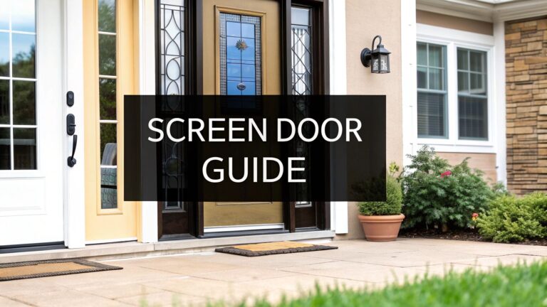 A Homeowner’s Guide to All Types of Screen Doors