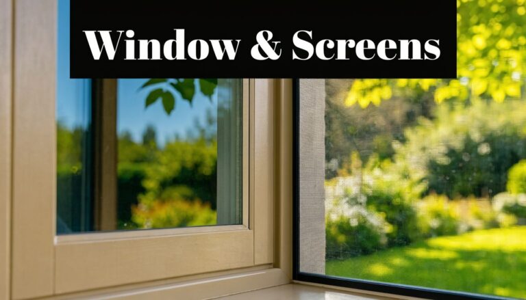 Window and Screens: A Homeowner’s Guide to Types & Repair